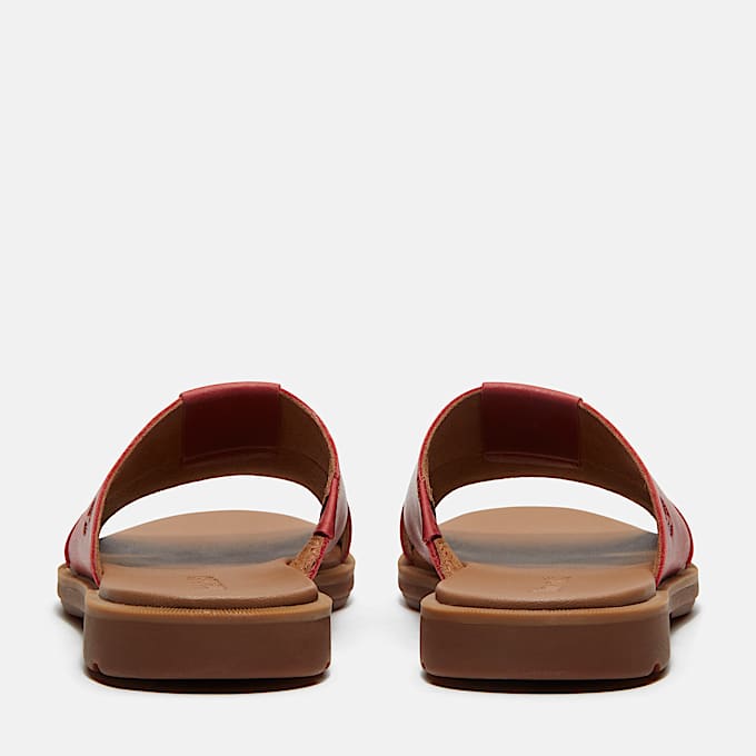 Womens Calista Bay Slide Sandal TBL Red FullGrain ALT5