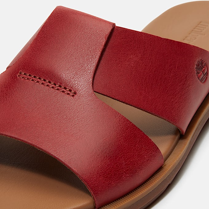 Womens Calista Bay Slide Sandal TBL Red FullGrain ALT7