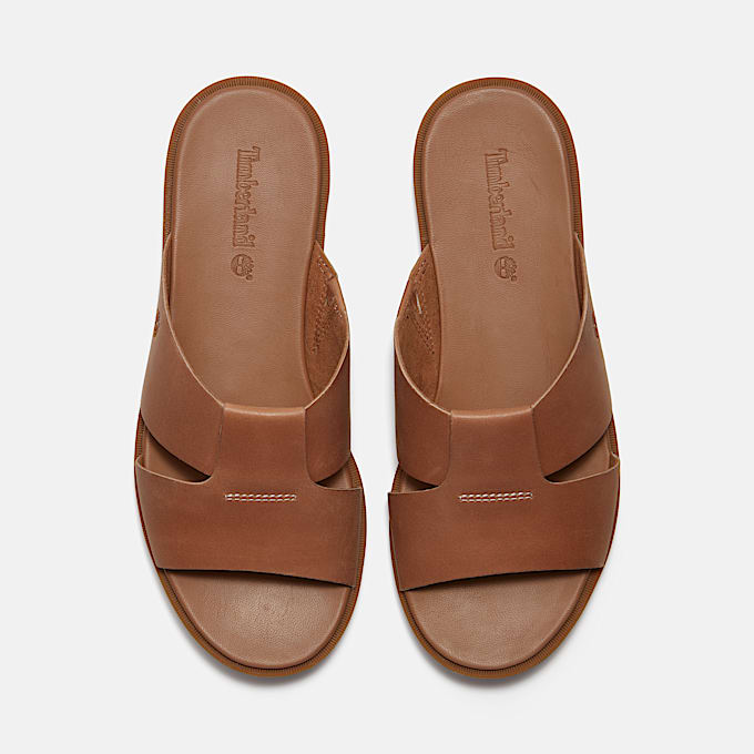 Womens Calista Bay Slide Sandal TBL Brown FullGrain ALT2