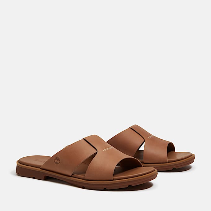 Womens Calista Bay Slide Sandal TBL Brown FullGrain ALT4