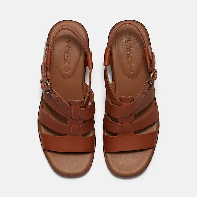 Womens Bellevaux Fisherman Sandal TBL Brown FullGrain ALT2