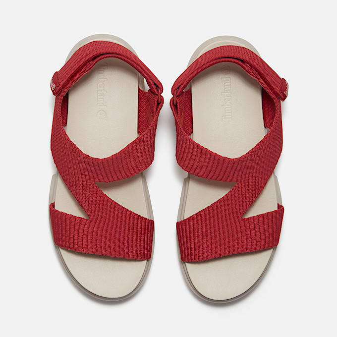 Womens Greyfield Backstrap Sandal TBL Red Knit ALT2