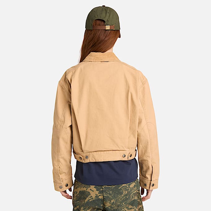 Chamarra para mujer Strafford Washed Canvas TBL Caf ALT8