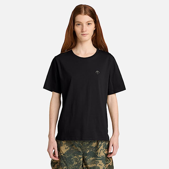 Womens Dunstan ShortSleeve TShirt TBL Black ALT1