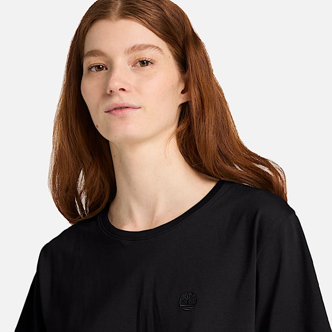 Womens Dunstan ShortSleeve TShirt TBL Black ALT3