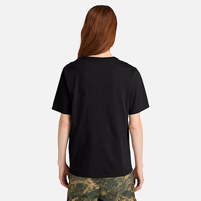 Womens Dunstan ShortSleeve TShirt TBL Black ALT8