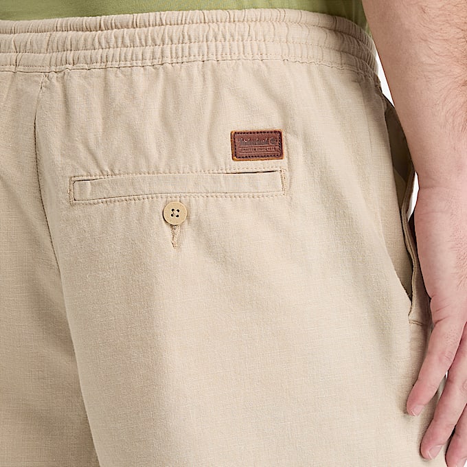 Mens Claremont Cotton Short TBL Tan ALT3