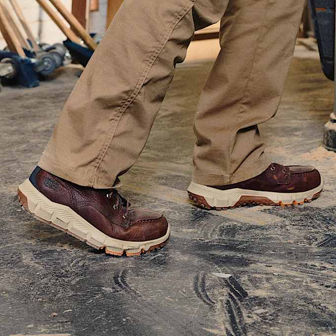 Mens Timberland PRO Tempe Moc Toe 6 Waterproof Alloy Toe Boot TBL Rust ALTA