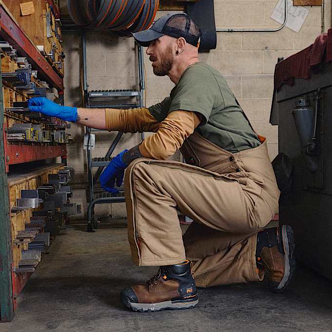 Mens Boondock Ultralight 6 Composite Toe Waterproof Work Boot TBL Medium Brown FullGrain ALTB