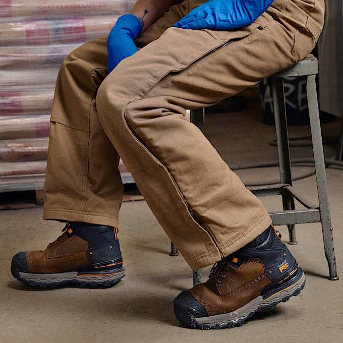 Mens Boondock Ultralight 6 Composite Toe Waterproof Work Boot TBL Medium Brown FullGrain ALTC