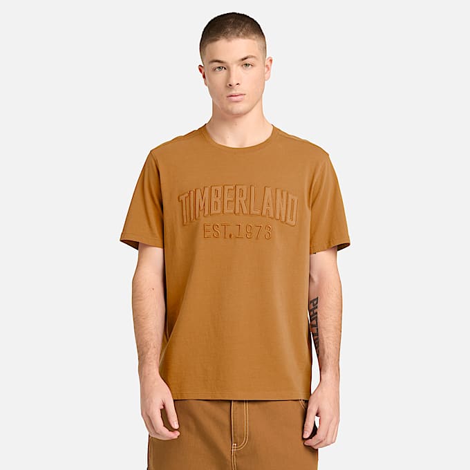 Tshirt dlav  logo brod pour hommes TBL Bl ALT1