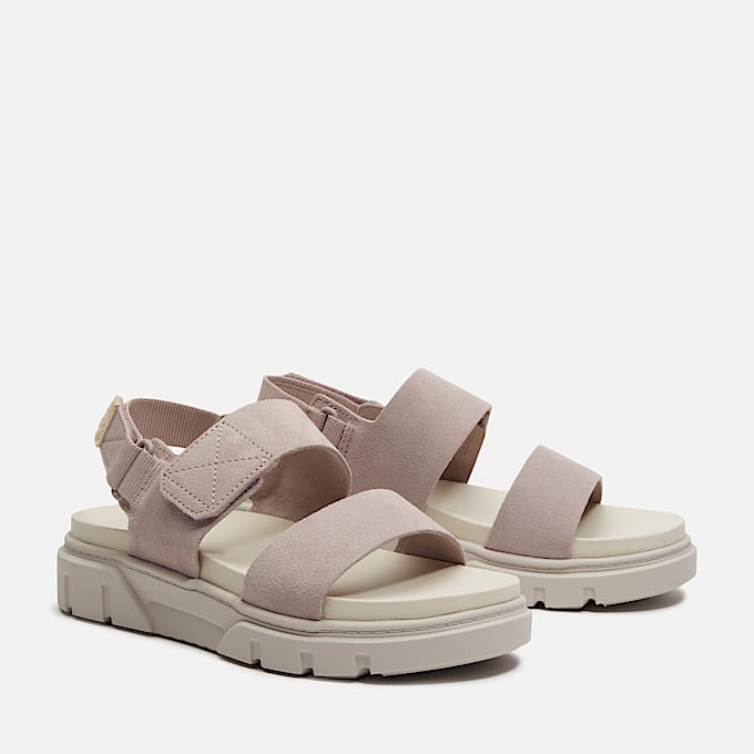 Womens Greyfield Backstrap Sandal TBL Light Purple Suede ALT4
