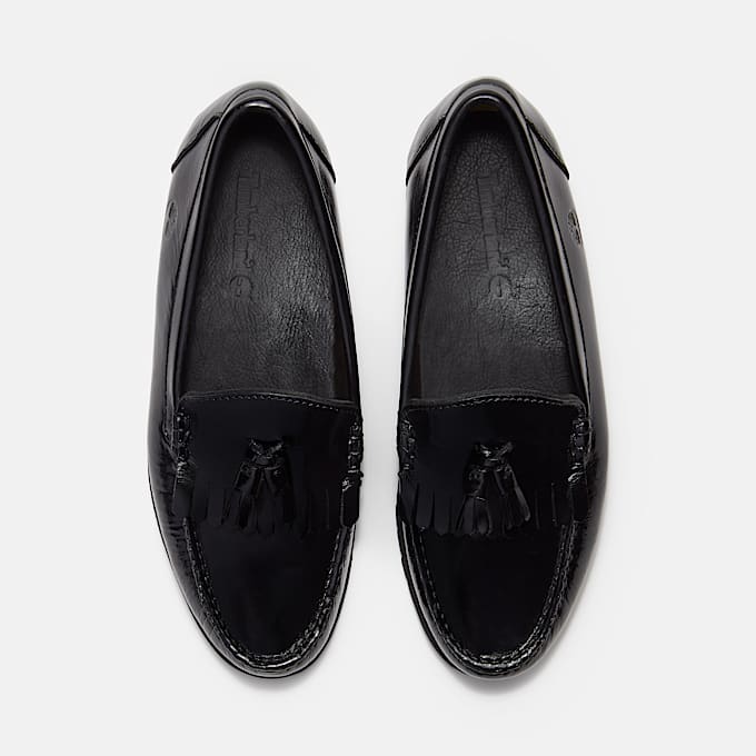 Mens Timberland Authentic Loafer TBL Black FullGrain ALT2