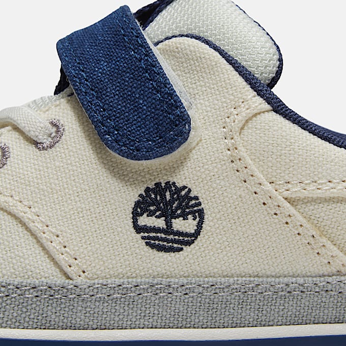 Youth Stone Jump HookandLoop Sneaker TBL Natural Canvas ALT7
