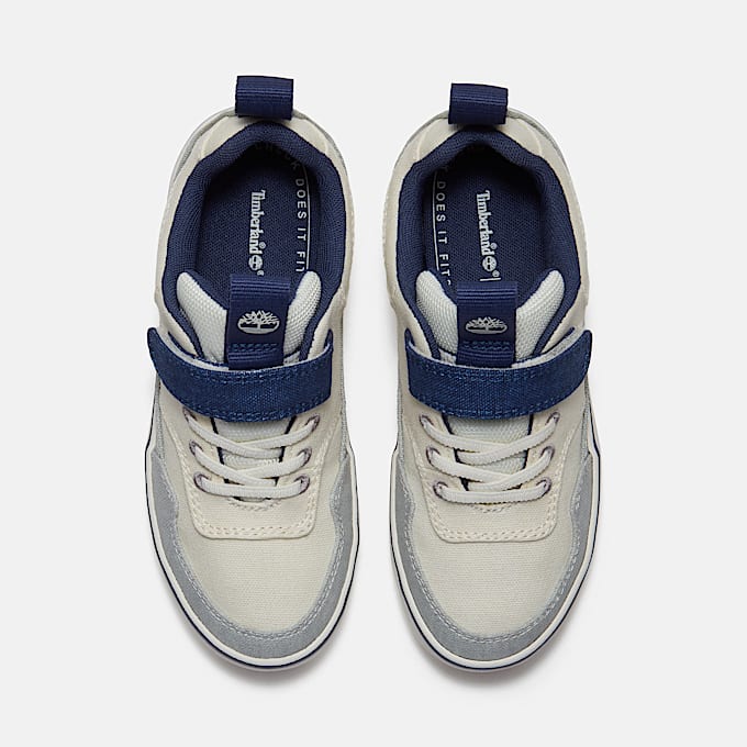 Youth Stone Jump HookandLoop Sneaker TBL Natural Canvas ALT2