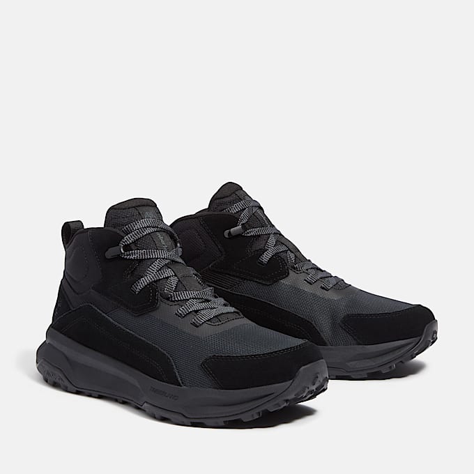 Chaussure sport Motion Ledge mihaute pour hommes TBL Sude noir ALT4