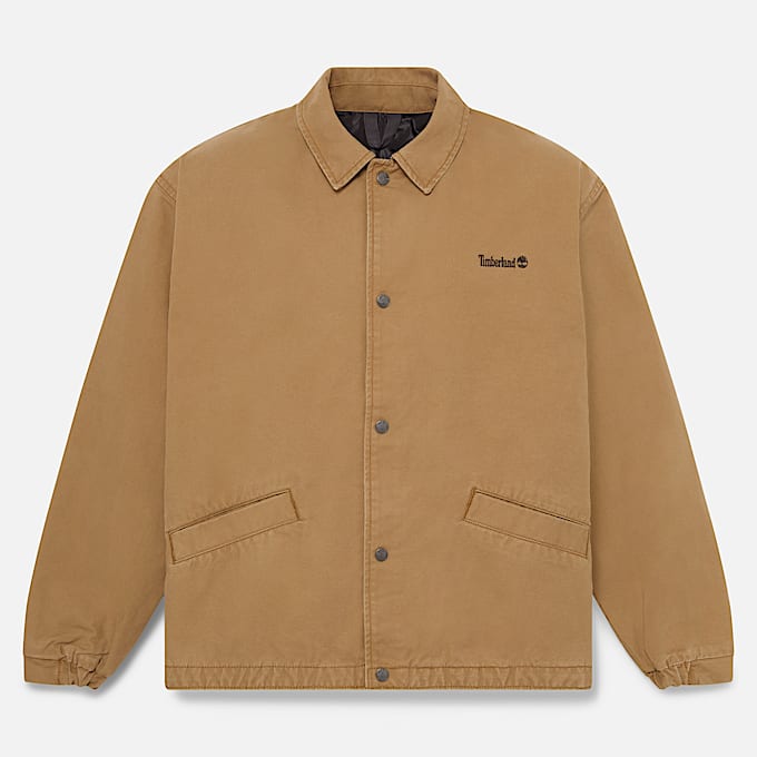 Mens Coach Jacket TBL Medium Brown HERO