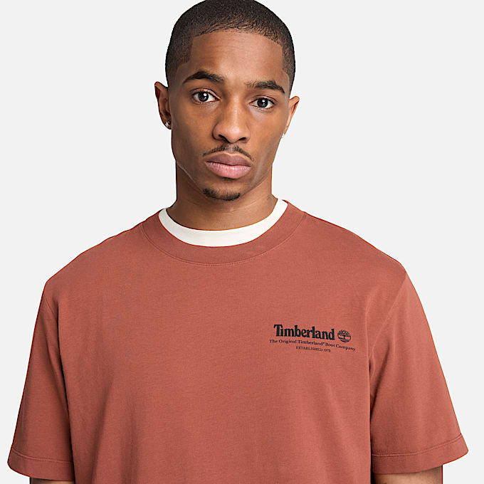 Mens Bootmakers ShortSleeve Graphic TShirt TBL Brown ALT3
