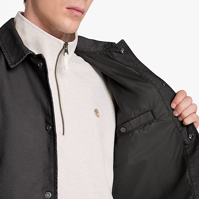 Mens Coach Jacket TBL Vintage Black ALT3