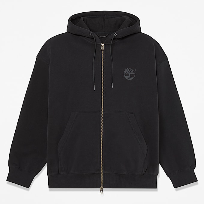 Mens Iconic FullZip Hoodie TBL Black HERO