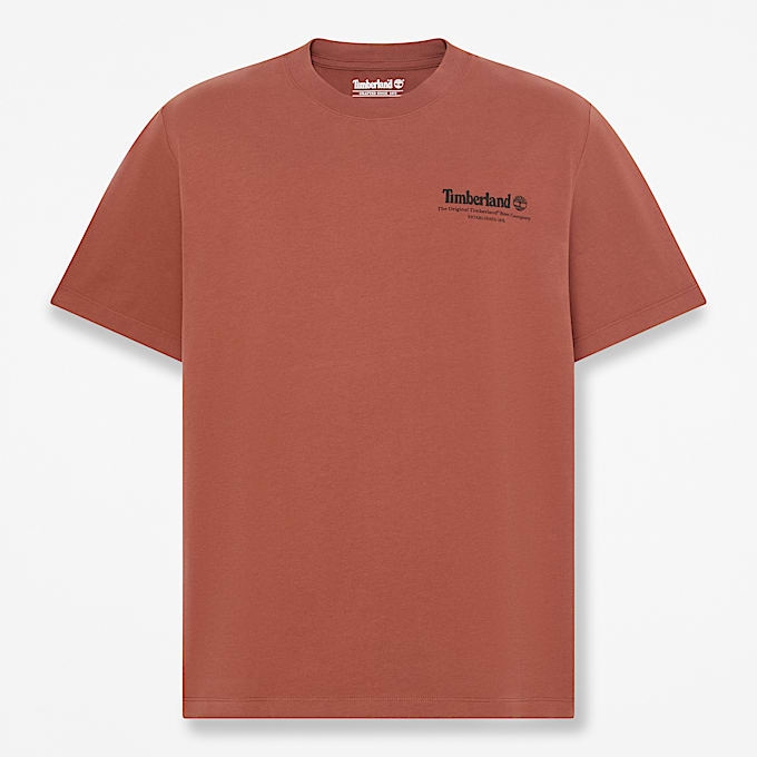 Mens Bootmakers ShortSleeve Graphic TShirt TBL Brown HERO