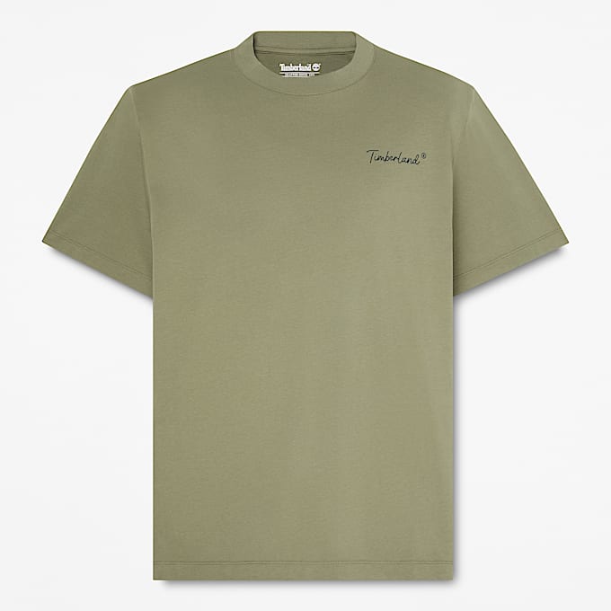 Playera Grfica para hombre New Hampshire Heritage TBL Verde lquen intenso HERO