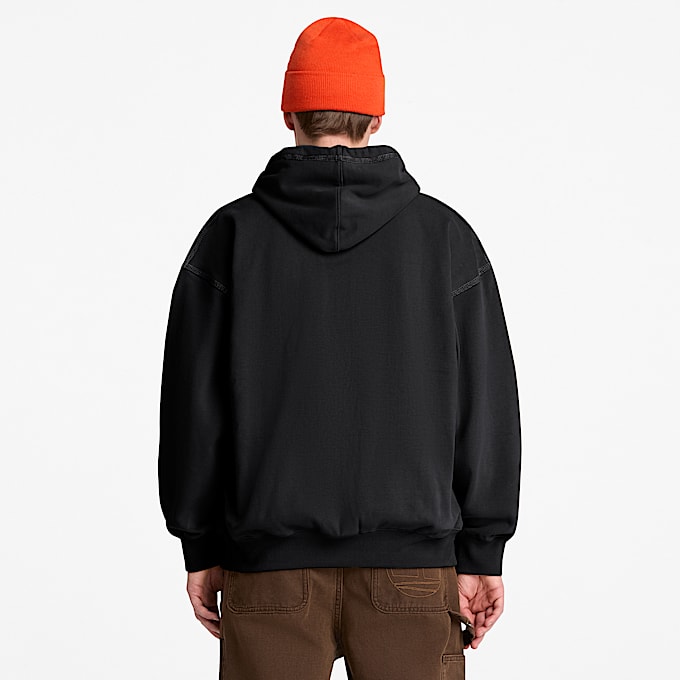 Mens Iconic FullZip Hoodie TBL Black ALT8