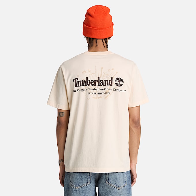 Mens Bootmakers ShortSleeve Graphic TShirt TBL White Smoke ALT8