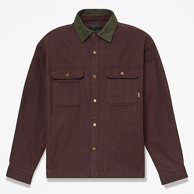 Sobrecamisa con diseo en espiga para Hombre TBL Marrn caf con achicoria HERO