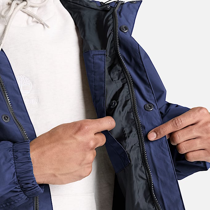 Mens Weatherline Waterproof Shell Jacket TBL Dark Navy ALT3