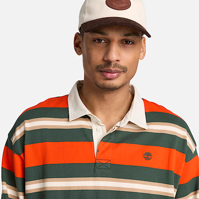 Mens LongSleeve Rugby Polo TBL Tangerine Tango ALT3