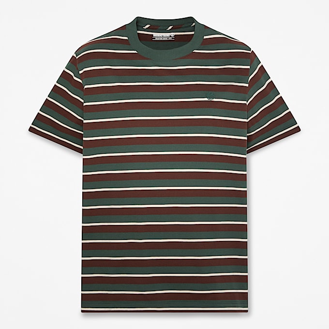 Mens Stripe ShortSleeve TShirt TBL Sycamore HERO