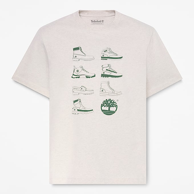 Mens Iconic Footwear ShortSleeve TShirt TBL Light Oatmeal Heather HERO