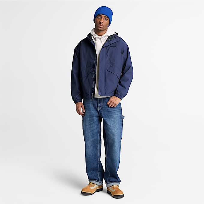 Mens Weatherline Waterproof Shell Jacket TBL Dark Navy ALT2