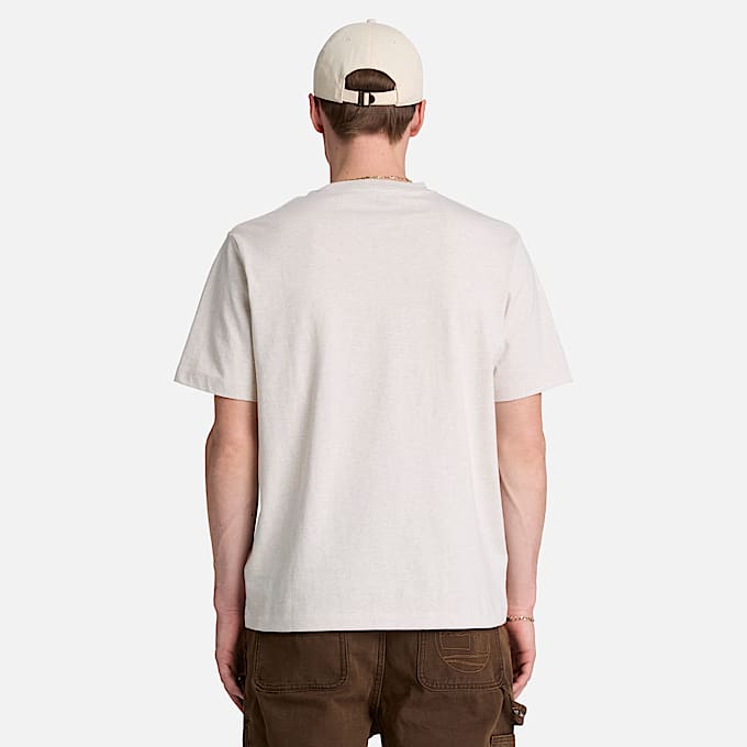 Mens Iconic Footwear ShortSleeve TShirt TBL Light Oatmeal Heather ALT8