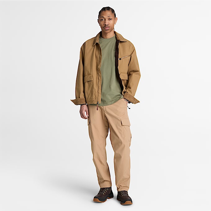 Mens QuickDry Stretch Cargo Pant TBL Earth Brown ALT2