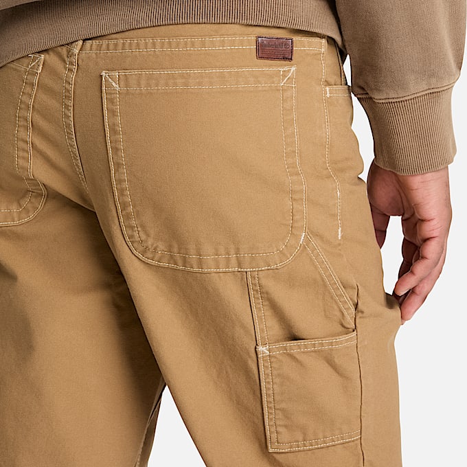 Mens Rindge Canvas Carpenter Pant TBL Medium Brown ALT3