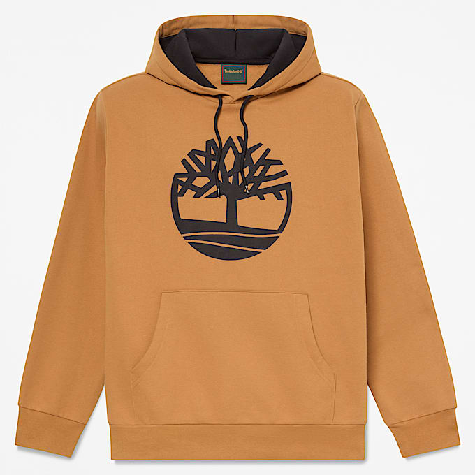 Mens Northwood Tree Logo Hoodie TBL Wheat HERO