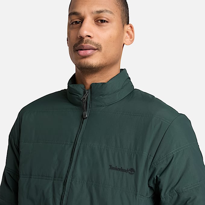 Mens Axis Peak Water Repellent Puffer Jacket TBL Dark Teal ALT3