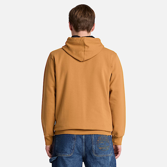 Mens Northwood Tree Logo Hoodie TBL Wheat ALT8