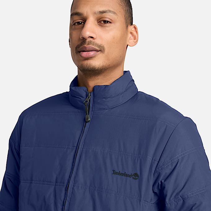 Mens Axis Peak Water Repellent Puffer Jacket TBL Dark Navy ALT3