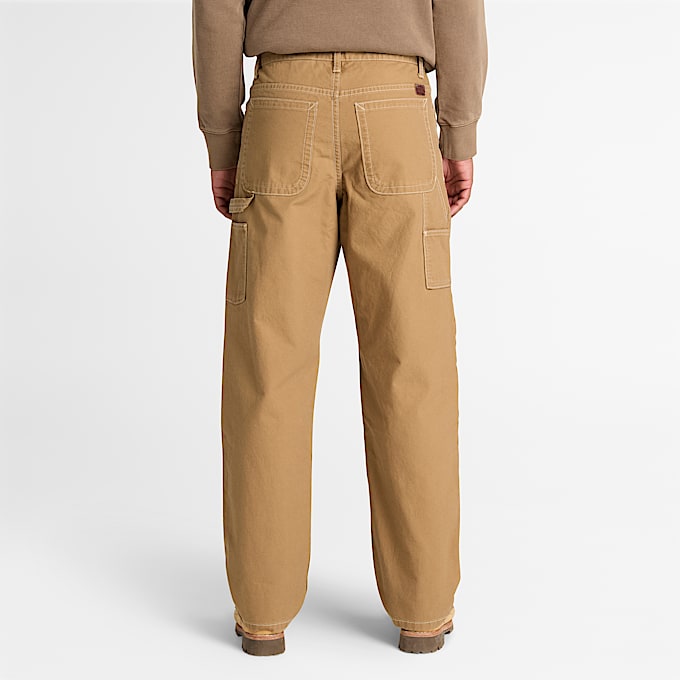 Mens Rindge Canvas Carpenter Pant TBL Medium Brown ALT8