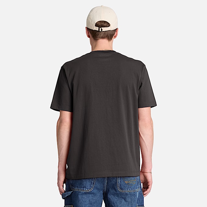 Mens Established 1973 Embroidered ShortSleeve TShirt TBL Vintage Black ALT8