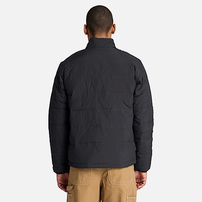 Mens Axis Peak Water Repellent Puffer Jacket TBL Black ALT8