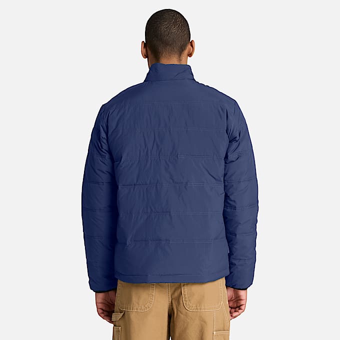 Mens Axis Peak Water Repellent Puffer Jacket TBL Dark Navy ALT8