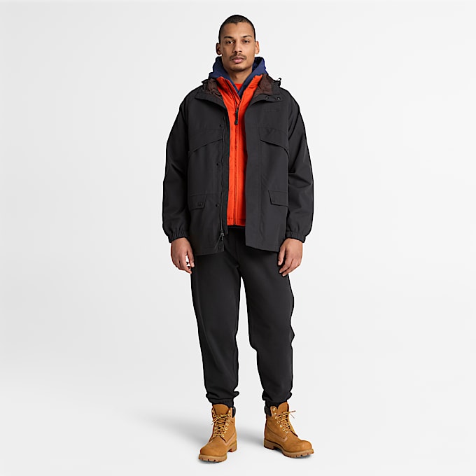 Mens Weatherline ArchiveInspired Parka TBL Black ALT2