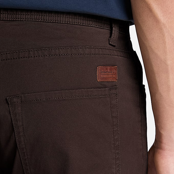 Mens Sandown Cavalry Twill Pant TBL Dark Brown ALT3