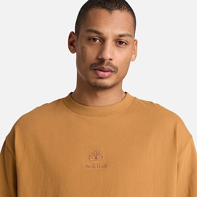 Mens Shorewood Heavyweight ShortSleeve TShirt TBL Wheat ALT3