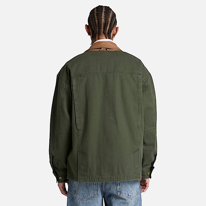 Mens Wenham Field Coat TBL Dark Green ALT8