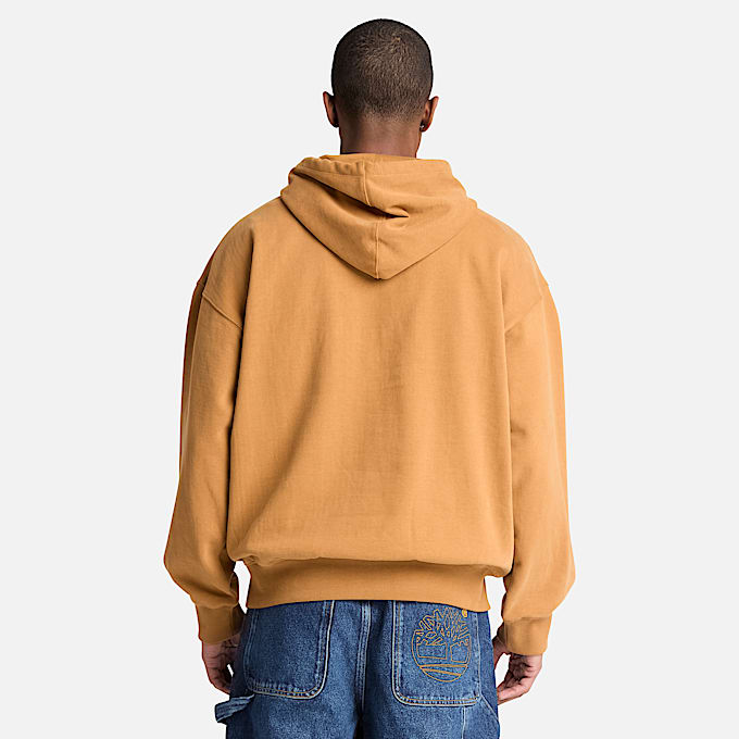 Mens Shorewood Heavyweight Core Hoodie TBL Wheat ALT8